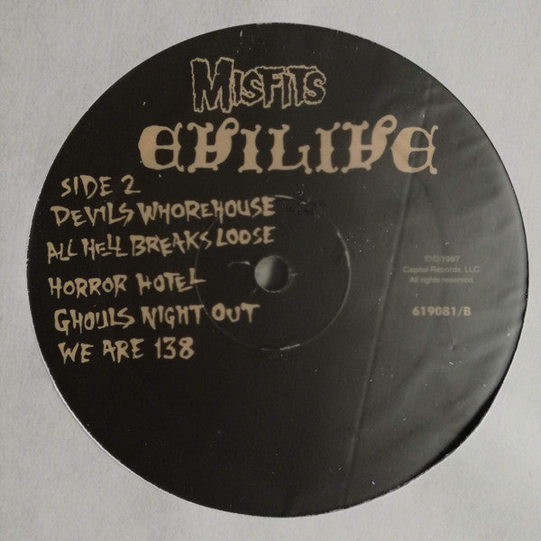 Misfits : Evilive (LP, Album, RP)