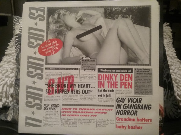 Guns N' Roses : G N' R Lies (LP, Album, Unc)