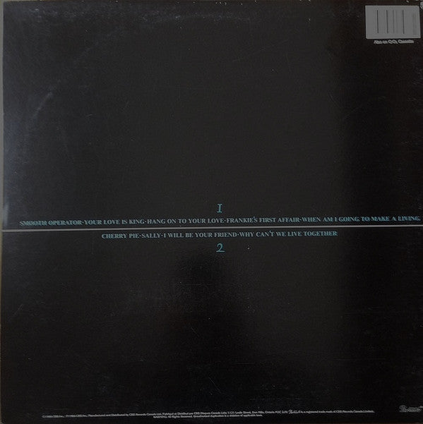 Sade : Diamond Life (LP, Album, Gat)