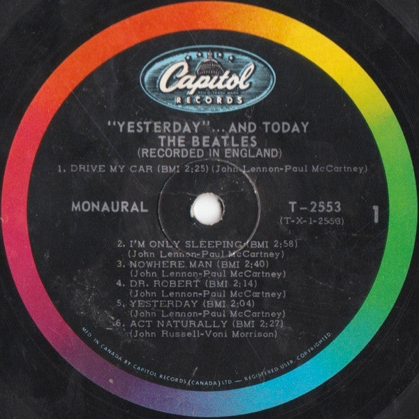 The Beatles : Yesterday And Today (LP, Album, Comp, Mono, Tru)