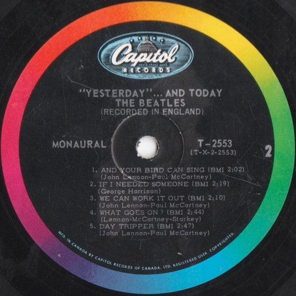 The Beatles : Yesterday And Today (LP, Album, Comp, Mono, Tru)