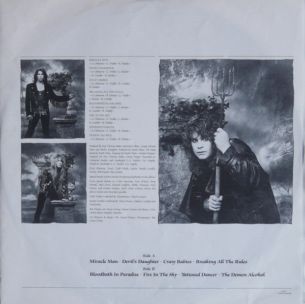 Ozzy Osbourne : No Rest For The Wicked (LP, Album)