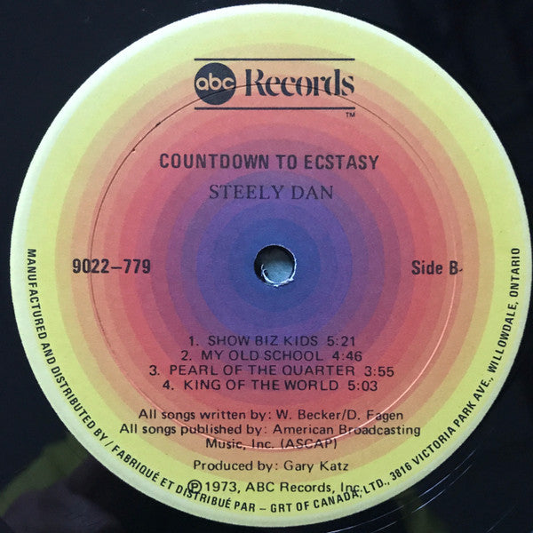 Steely Dan : Countdown To Ecstasy (LP, Album, RE)