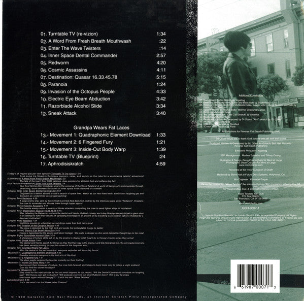 DJ Q-Bert : Wave Twisters - Episode 7 Million: Sonic Wars Within The Protons (2xLP, Album)