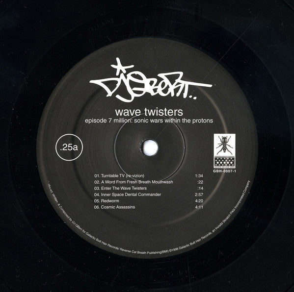 DJ Q-Bert : Wave Twisters - Episode 7 Million: Sonic Wars Within The Protons (2xLP, Album)