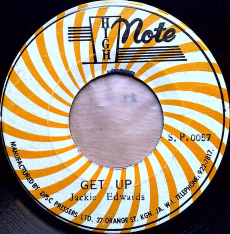 Jackie Edwards : Get Up (7")