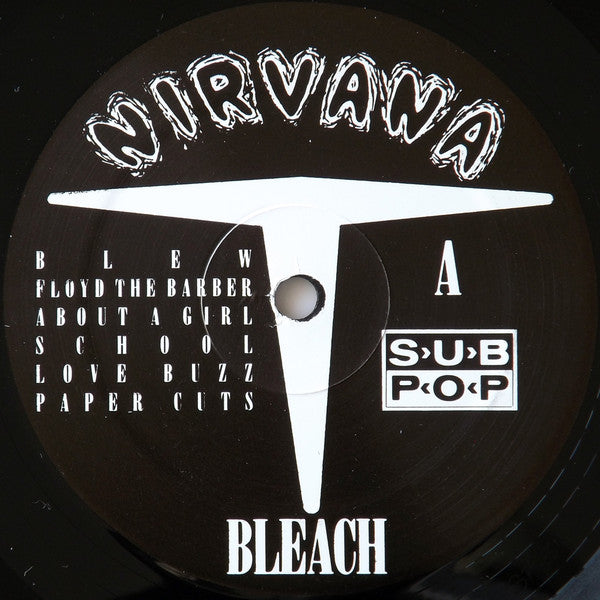 Nirvana : Bleach (LP, Album, RE, RP)