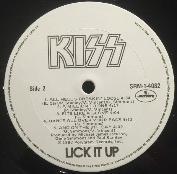 Kiss : Lick It Up (LP, Album)
