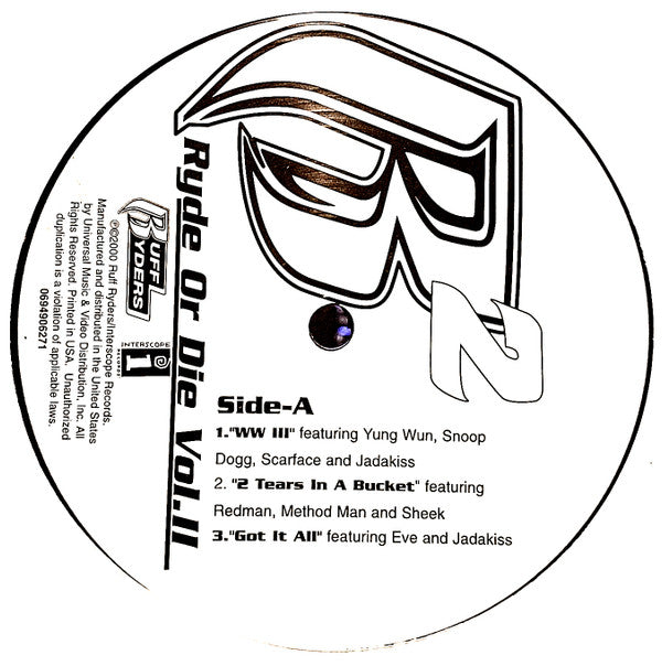 Ruff Ryders : Ryde Or Die Vol. II (2xLP, Album, Cle)