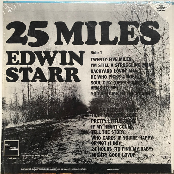 Edwin Starr : 25 Miles (LP, Album)