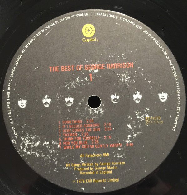 George Harrison : The Best Of George Harrison (LP, Comp)