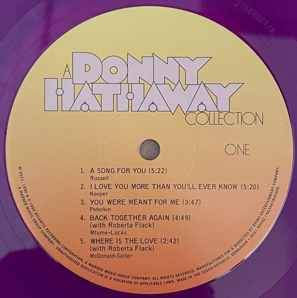 Donny Hathaway : A Donny Hathaway Collection (2xLP, Comp, RE, Dar)