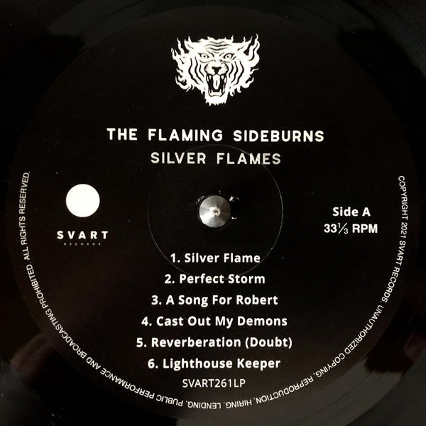 The Flaming Sideburns : Silver Flames (LP, Album)