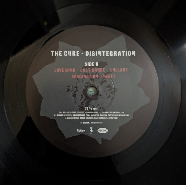 The Cure : Disintegration  (2xLP, Album, RE, RM, RP, Gat)