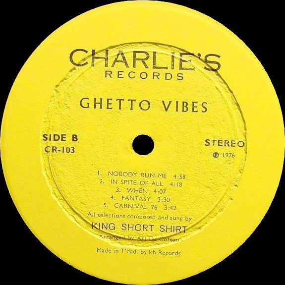 King Short Shirt : Ghetto Vibes (LP, Album)