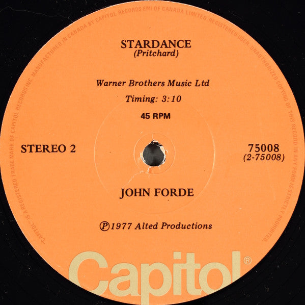 John Forde : Stardance (12")