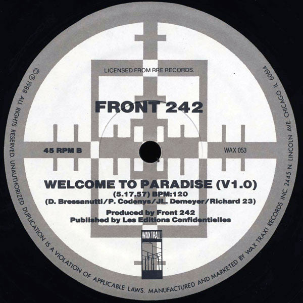 Front 242 : Headhunter (12")