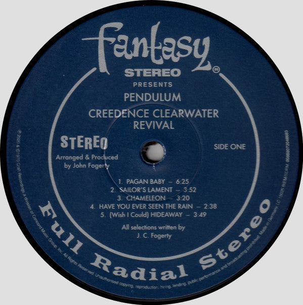 Creedence Clearwater Revival : Pendulum (LP, Album, Ltd, RE, RM, 180)
