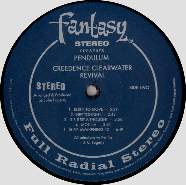 Creedence Clearwater Revival : Pendulum (LP, Album, Ltd, RE, RM, 180)