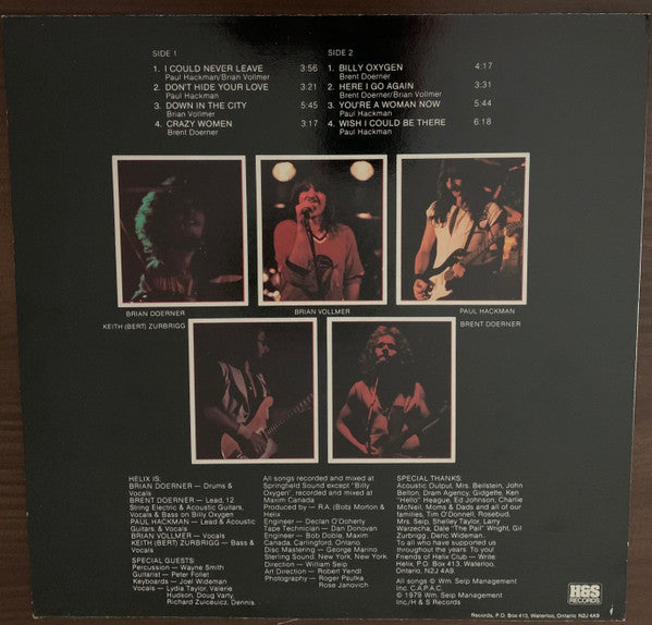 Helix (3) : Breaking Loose (LP, Album)