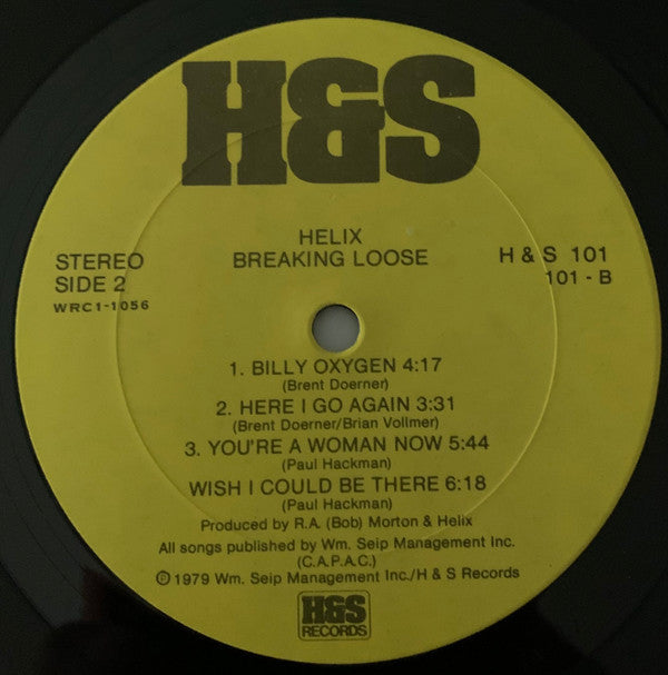 Helix (3) : Breaking Loose (LP, Album)