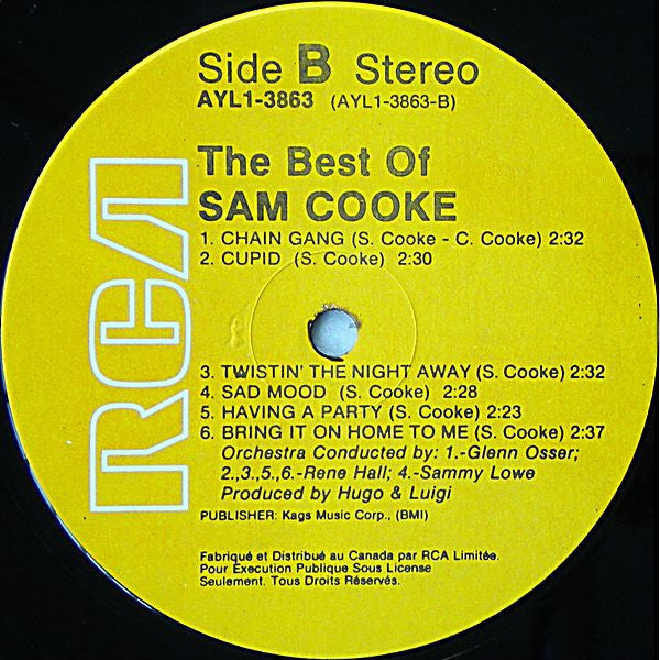 Sam Cooke : The Best Of Sam Cooke (LP, Comp, RE)