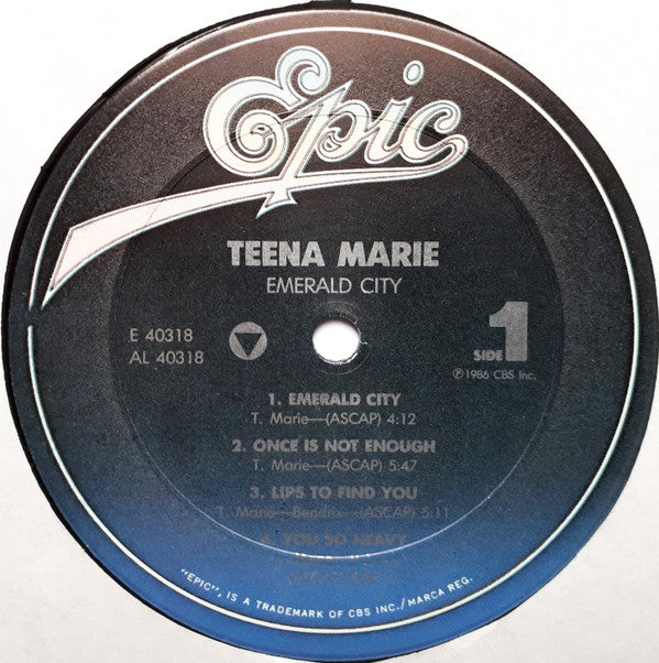Teena Marie : Emerald City (LP, Album)