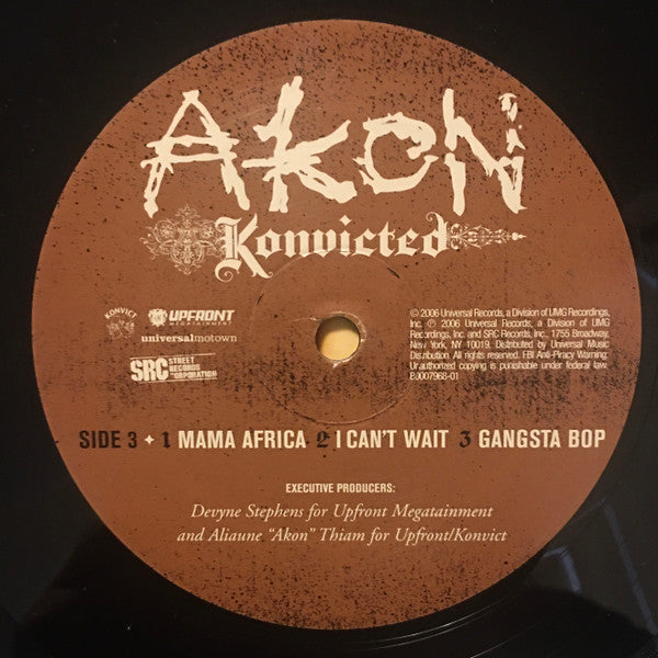 Akon : Konvicted (2xLP, Album)