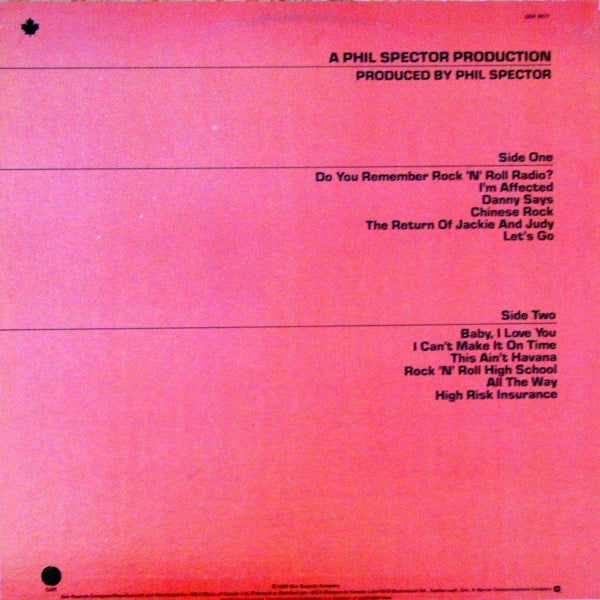 Ramones : End Of The Century (LP, Album, Imp)