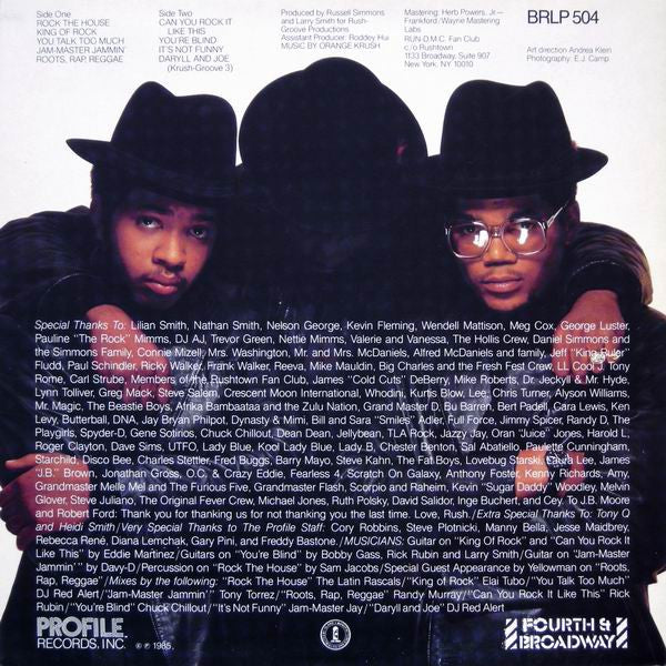 Run-DMC : King Of Rock (LP, Album)