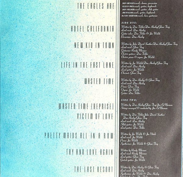 Eagles : Hotel California (LP, Album, RE, Gat)