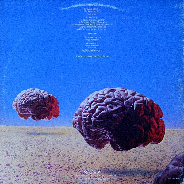 Rush : Hemispheres (LP, Album, Red)