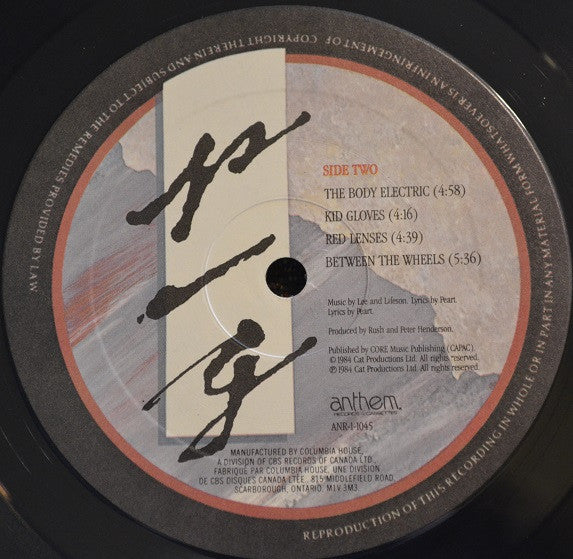 Rush : Grace Under Pressure (LP, Album, Club)