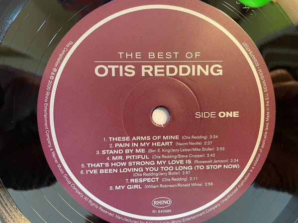 Otis Redding : The Best Of Otis Redding (LP, Comp, Mono, RM)