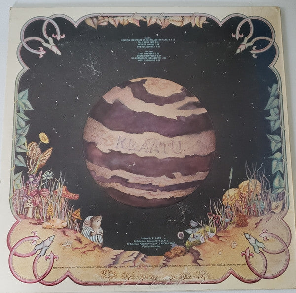 Klaatu : 3:47 E.S.T. (LP, Album, RP)