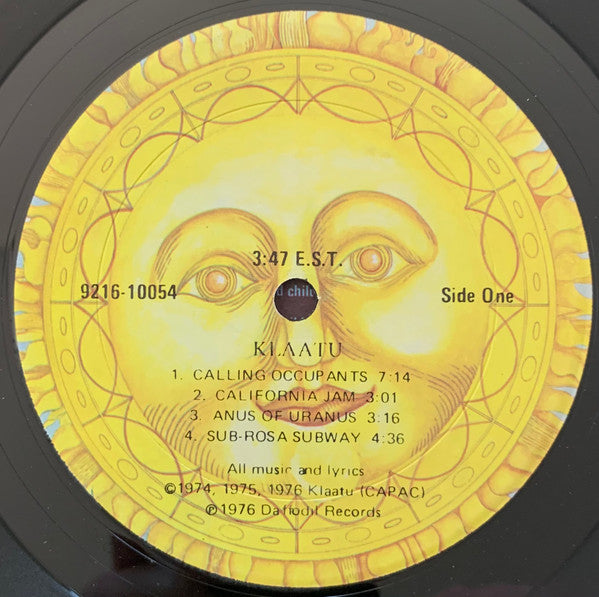 Klaatu : 3:47 E.S.T. (LP, Album, RP)