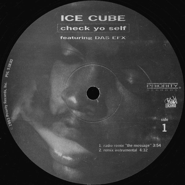 Ice Cube Featuring Das EFX : Check Yo Self (12")