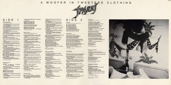 Sparks : A Woofer In Tweeter's Clothing (LP, Album)