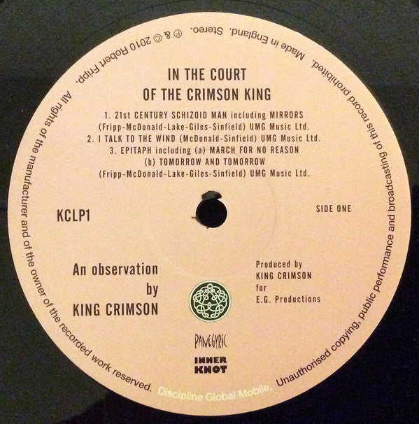 King Crimson : In The Court Of The Crimson King (An Observation By King Crimson) (LP, Album, RE, 200)