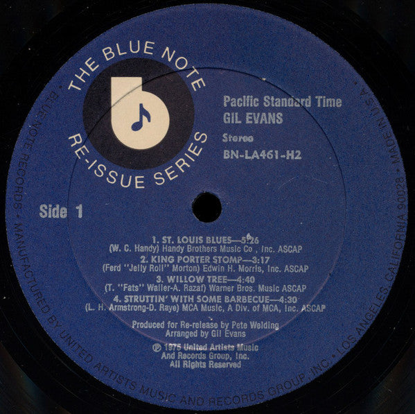 Gil Evans : Pacific Standard Time (2xLP, Comp, All)