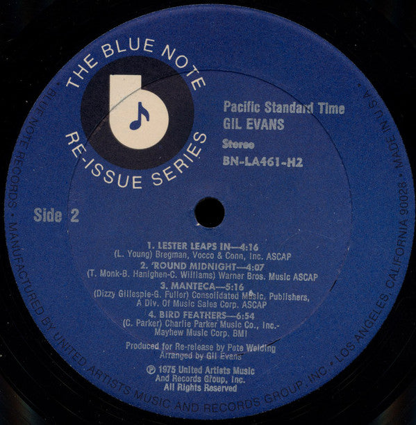 Gil Evans : Pacific Standard Time (2xLP, Comp, All)