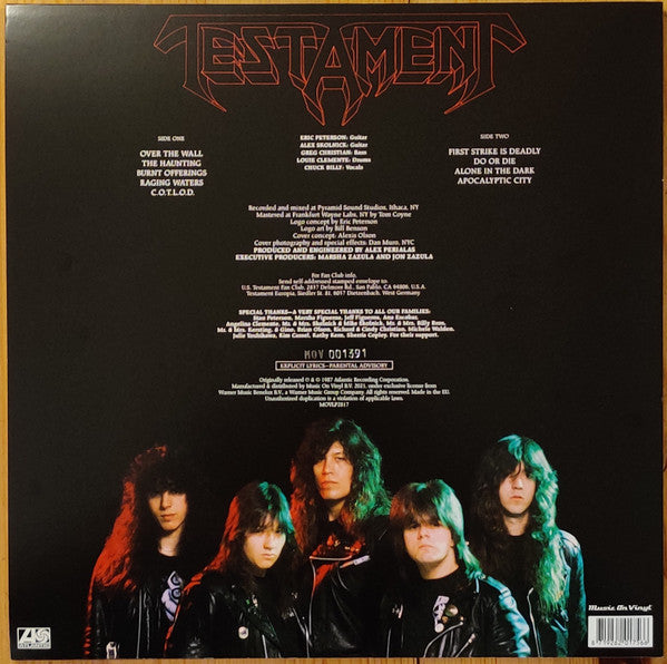 Testament (2) : The Legacy (LP, Album, Ltd, Num, RE, Sil)