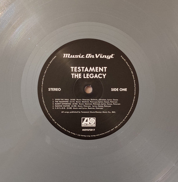 Testament (2) : The Legacy (LP, Album, Ltd, Num, RE, Sil)