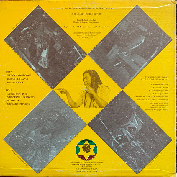 Bunny Wailer : Rock 'N' Groove (LP, Album)