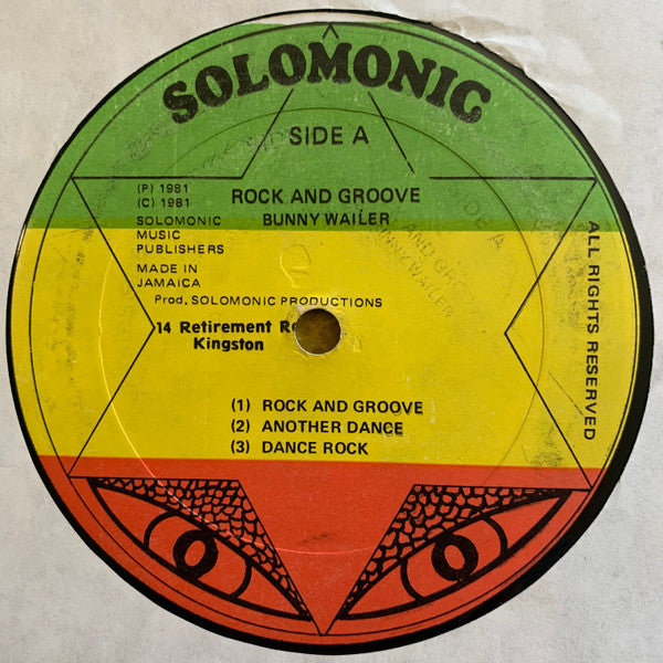 Bunny Wailer : Rock 'N' Groove (LP, Album)