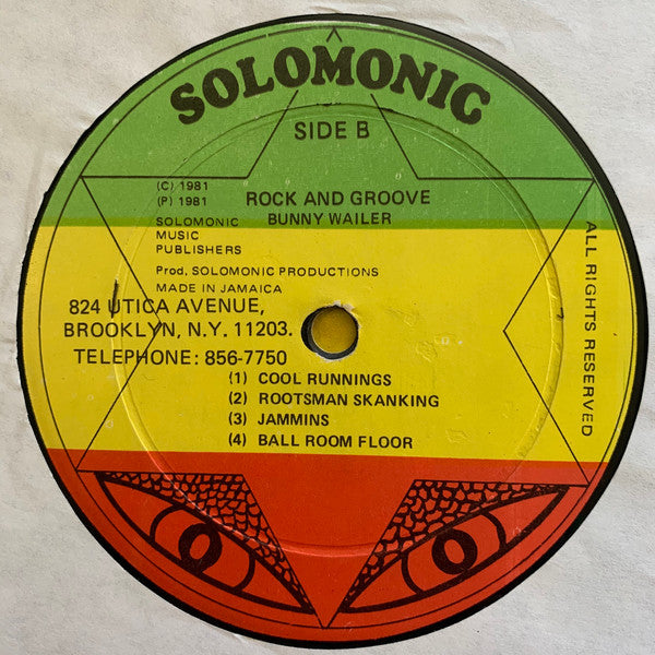 Bunny Wailer : Rock 'N' Groove (LP, Album)