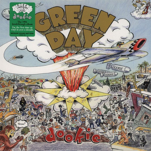 Green Day : Dookie (LP, Album, RE, RP)