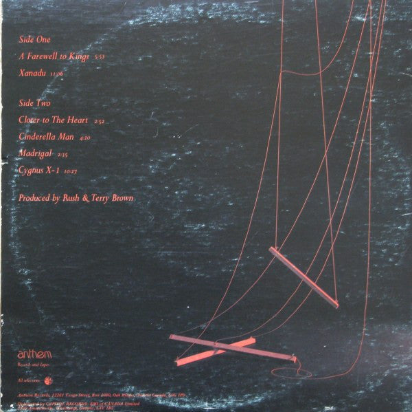 Rush : A Farewell To Kings (LP, Album, RE, Gat)