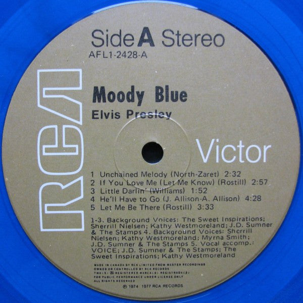 Elvis Presley : Moody Blue (LP, Album, Ltd, Num, S/Edition, Blu)