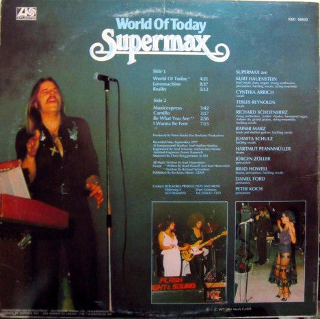 Supermax : World Of Today (LP, Album)